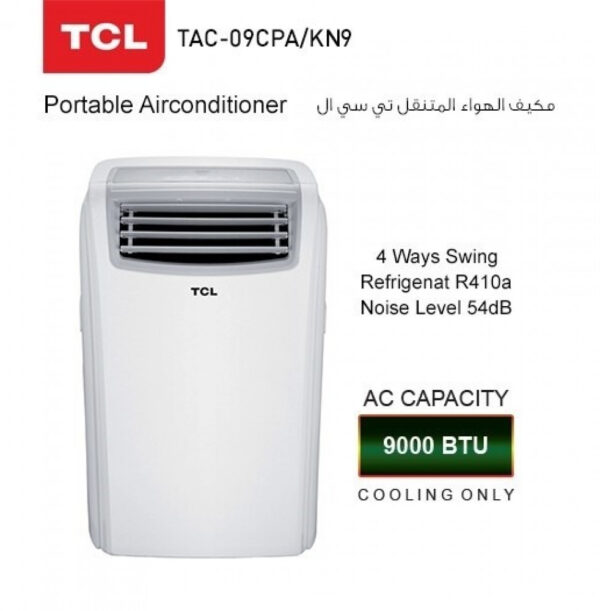 مكيف متنقل - تي سي ال - TAC-09CPA/KN9